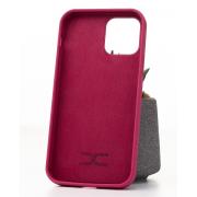 Силиконовый чехол Original pack SOFT для iPhone 12 Pro Max (ТРИЗУБ) малиновый