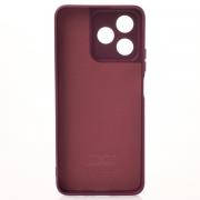 Силиконовый чехол SOFT Silicone Case для Realme C51 (без лого) бордовый