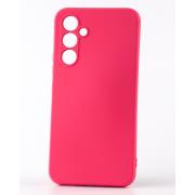 Чохол Soft Silicone Case для Samsung A34 (малиновий, мікрофібра)