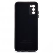 Силиконовый чехол SOFT Silicone Case для Samsung A03S (без лого) черный