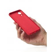 Силиконовый чехол SOFT Silicone Case для Samsung A03 Core (без лого) красный