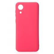 Силиконовый чехол SOFT Silicone Case для Samsung A03 Core (без лого) малиновый
