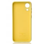 Силиконовый чехол SOFT Silicone Case для Samsung A03 Core (без лого) лимонный