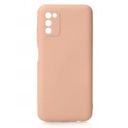 Силиконовый чехол SOFT Silicone Case для Samsung A03S (без лого) пудра