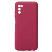 Силиконовый чехол SOFT Silicone Case для Samsung A03S (без лого) коралловый