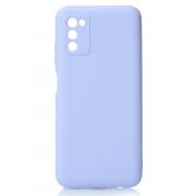 Силиконовый чехол SOFT Silicone Case для Samsung A03S (без лого) фиалковый