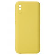 Силиконовый чехол SOFT Silicone Case для Xiaomi Redmi 9A/9i Sport/9a Sport (без лого) лимонный