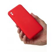 Силиконовый чехол SOFT Silicone Case для Xiaomi Redmi 9A/9i Sport/9a Sport (без лого) красный