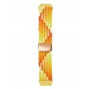 Ремешок для часов UNIVERSAL "Nylon Braided Magnetic" 22 мм orange yellow