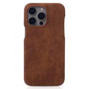Чехол LEATHER Case для iPhone 14 Pro brown