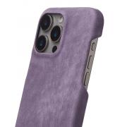 Чехол LEATHER Case для iPhone 14 Pro deep purple