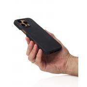 Чехол LEATHER Case для iPhone 16 Pro Max black