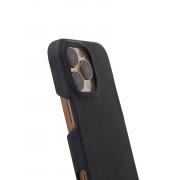Чехол LEATHER Case для iPhone 16 Pro Max black