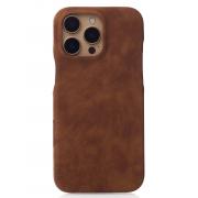 Чехол LEATHER Case для iPhone 16 Pro Max brown