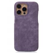 Чехол LEATHER Case для iPhone 16 Pro Max deep purple