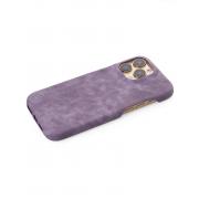 Чехол LEATHER Case для iPhone 16 Pro Max deep purple