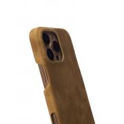 Чехол LEATHER Case для iPhone 16 Pro Max desert titanium