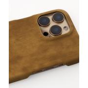 Чехол LEATHER Case для iPhone 16 Pro Max desert titanium