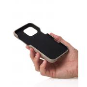 Чехол LEATHER Case для iPhone 16 Pro Max natural titanium