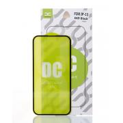 Защитное стекло DC для iPhone 15 ESD black