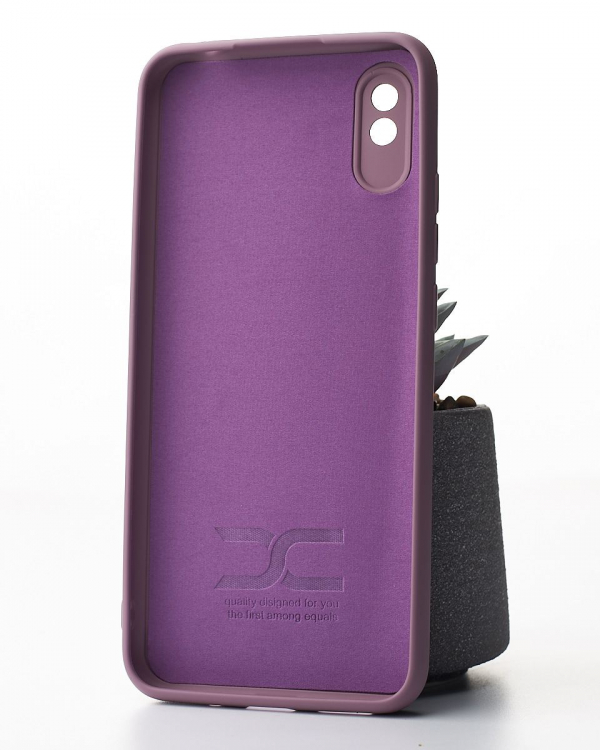 Силиконовый чехол Original pack SOFT для iPhone 12 Pro Max (ТРИЗУБ) фиалковый