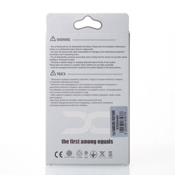 Аккумулятор DC Samsung J7 Prime/J4 Plus/J415/G610/J6 Plus/J610/J4 Core/J410/BG610ABE (3300 mah)