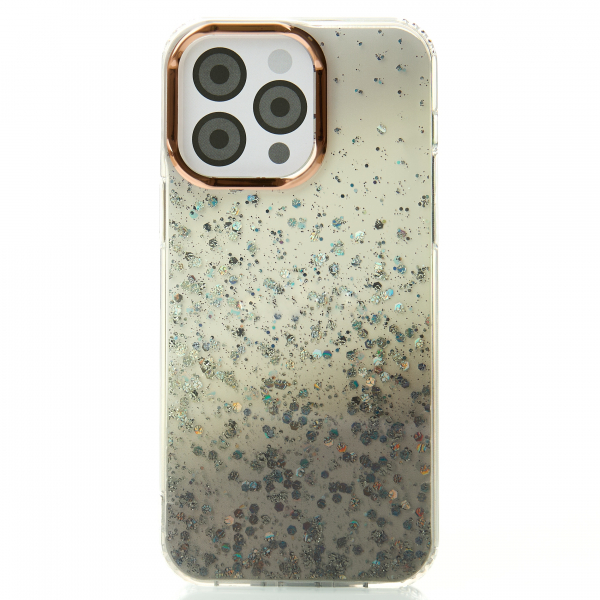 Акриловый чехол Confetti для iPhone 14 Pro черный
