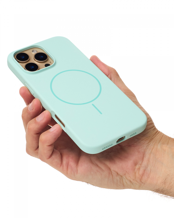 Чехол MagSafe Silicone Beats Case для iPhone 16 Pro succulent