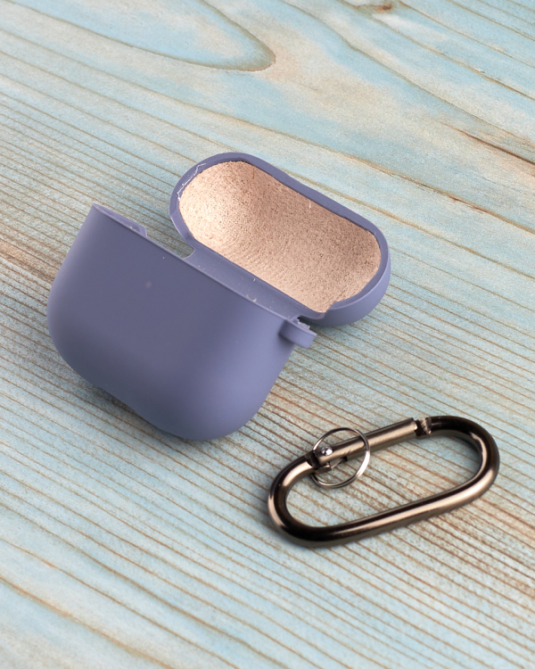 Чехол для Airpods 3 SOFT+Fiber grey lavender