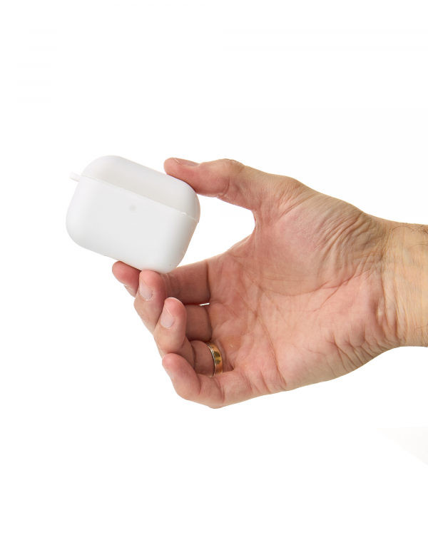 Чехол для Airpods Pro3 SOFT+Fiber white