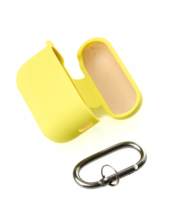 Чехол для Airpods Pro3 SOFT+Fiber shiny yellow