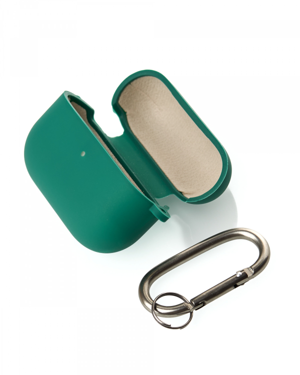 Чехол для Airpods Pro SOFT+Fiber green