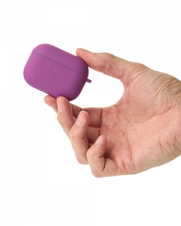 Чехол для Airpods Pro SOFT+Fiber grape