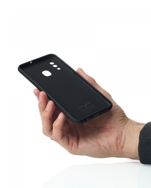 Силиконовый чехол SOFT Silicone Case для Samsung A20/ A30 HQ (без лого) черный
