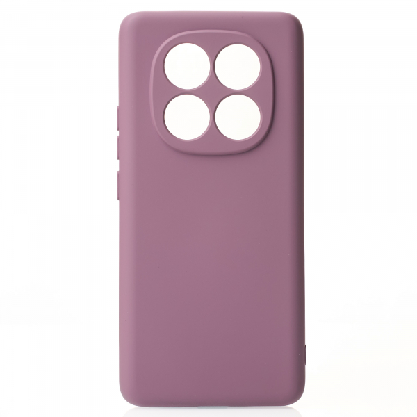 Силиконовый чехол SOFT Silicone Case для Xiaomi Redmi Note 14 Pro Plus 5G (без лого) лаванда