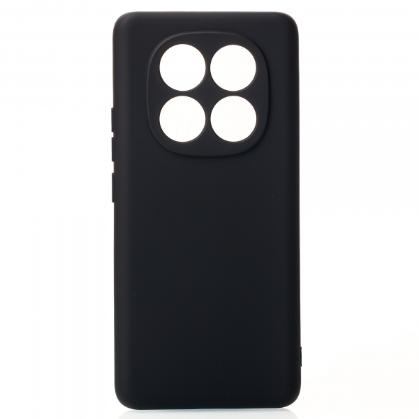 Силиконовый чехол SOFT Silicone Case для Xiaomi Redmi Note 14 Pro Plus 5G (без лого) черный