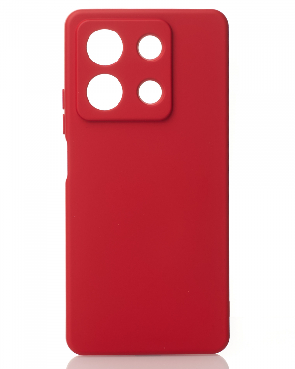 Силиконовый чехол SOFT Silicone Case для Xiaomi Redmi Note 13 5G (без лого) красный
