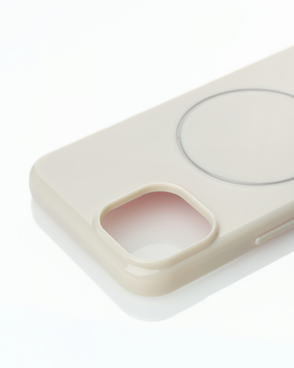 Чехол Glamour Beats Case with MagSafe для iPhone 13/14 natural titanium