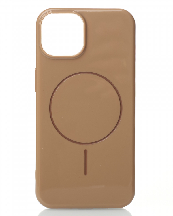 Чехол Glamour Beats Case with MagSafe для iPhone 13/14 desert titanium