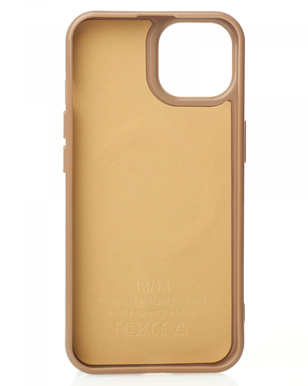 Чехол Glamour Beats Case with MagSafe для iPhone 13/14 desert titanium