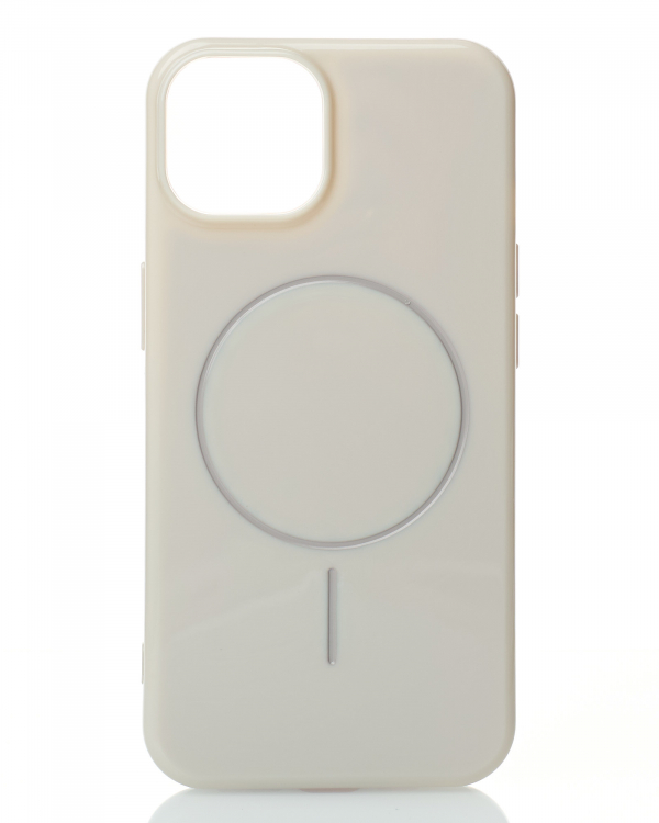 Чехол Glamour Beats Case with MagSafe для iPhone 13/14 natural titanium