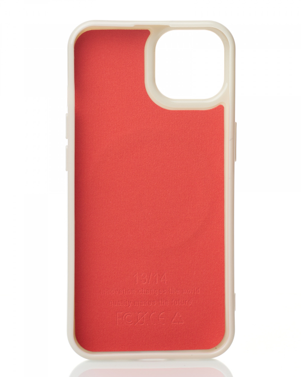 Чехол Glamour Beats Case with MagSafe для iPhone 13/14 natural titanium