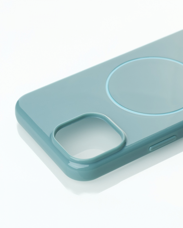 Чехол Glamour Beats Case with MagSafe для iPhone 13/14 wave blue