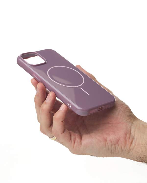Чехол Glamour Beats Case with MagSafe для iPhone 13/14 deep purple