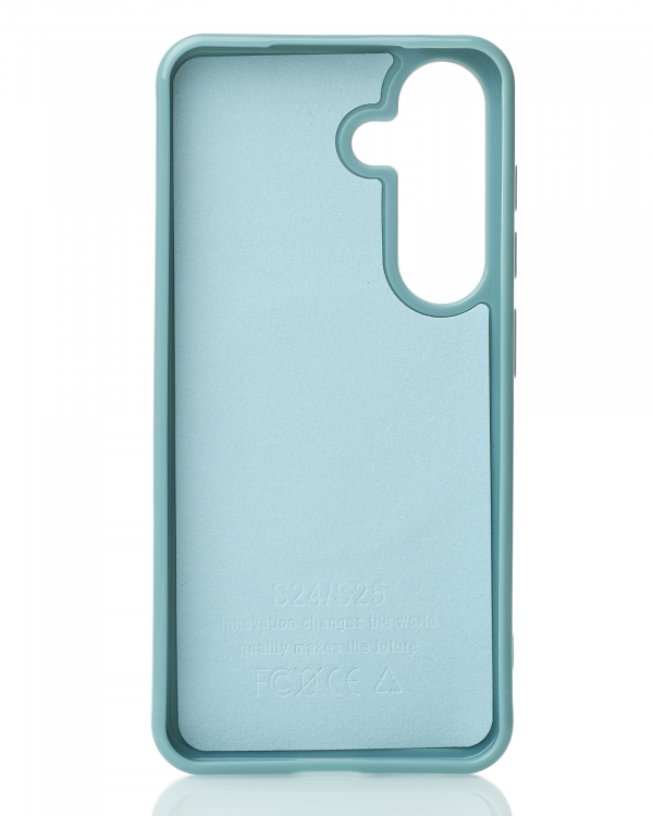 Силиконовый чехол Slim Ring Glamour с поддержкой MagSafe для Samsung S23 FE wave blue