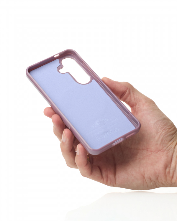 Чехол Glamour Beats Case with MagSafe для Samsung S24 deep purple