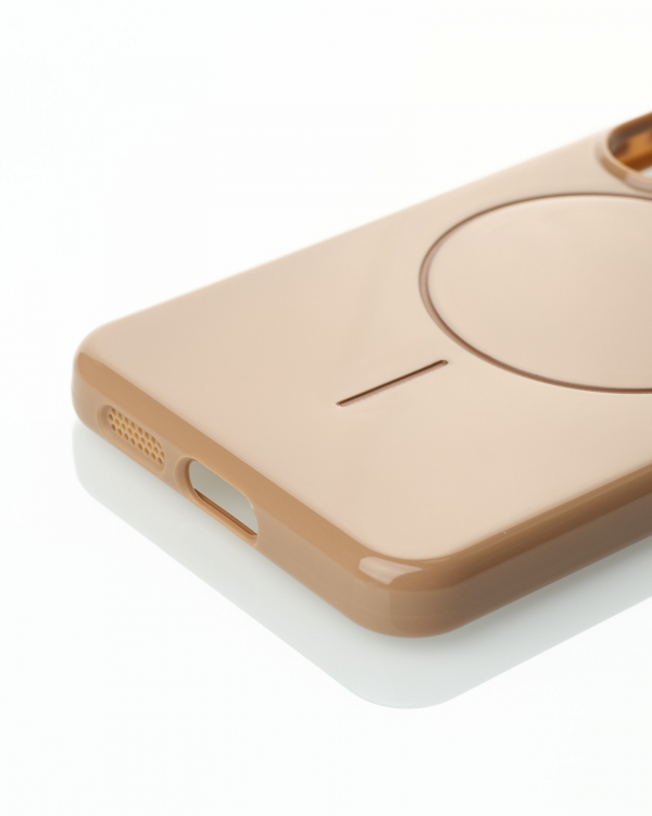 Чехол Glamour Beats Case with MagSafe для Samsung S24 desert titanium