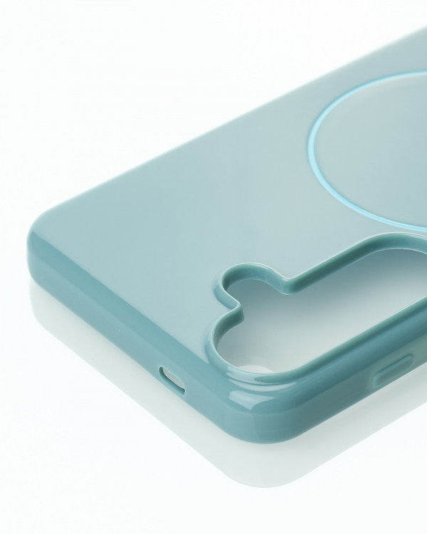 Чехол Glamour Beats Case with MagSafe для Samsung S24 wave blue
