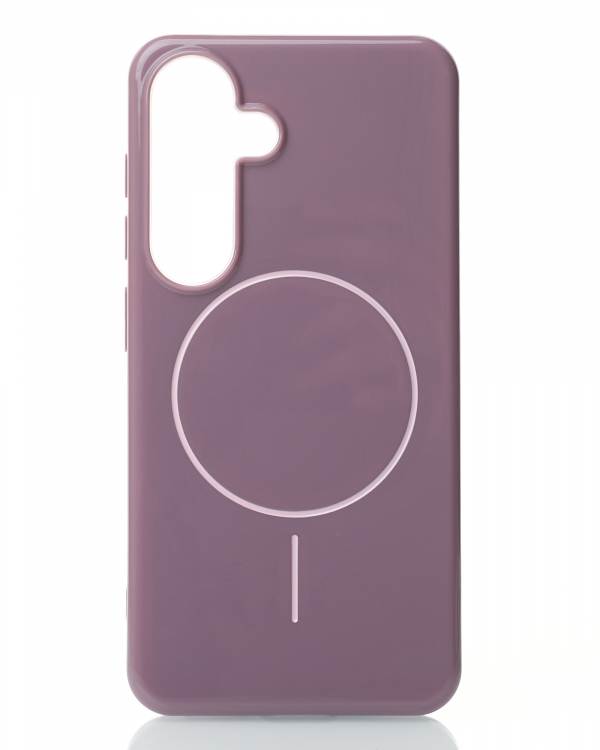 Чехол Glamour Beats Case with MagSafe для Samsung S24 deep purple