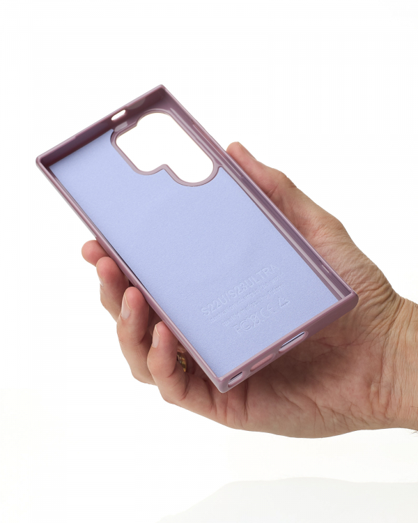 Чехол Glamour Beats Case with MagSafe для Samsung S24 Ultra deep purple
